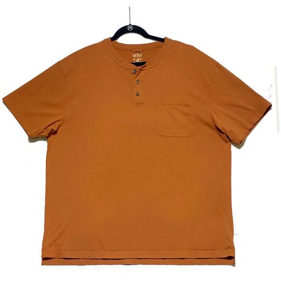 Red Head Pull Over Shirt Orange Men's Size XXL Short Sleeve - Picture 1 of 7